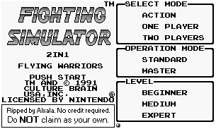 Title Screen & Main Menu Elements