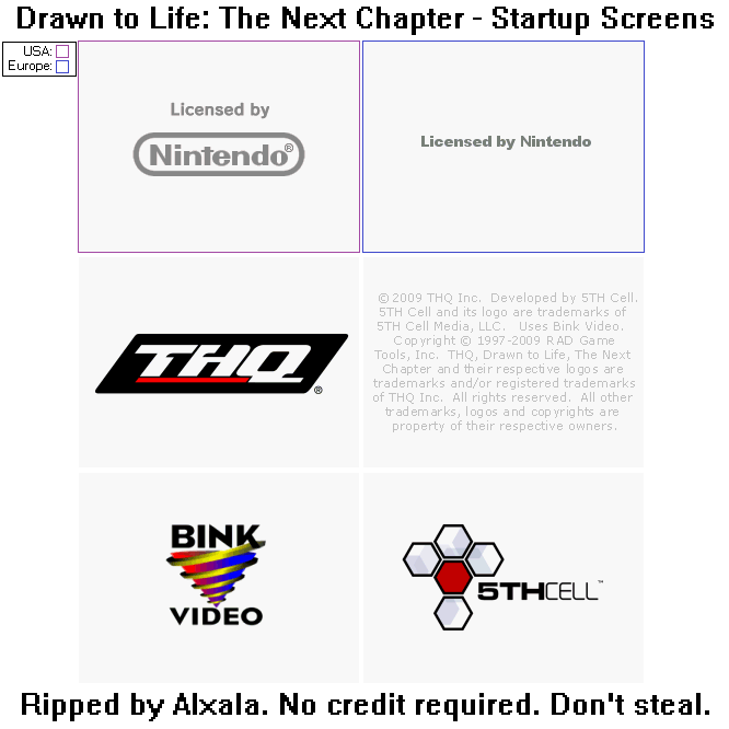 Startup Screens