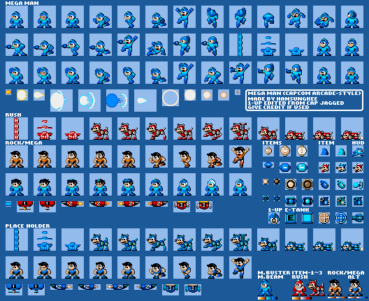 Mega Man (Capcom 80s Arcade-Style)