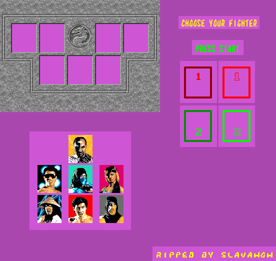 Character Select Screen