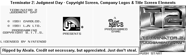 Copyright Screen, Company Logos & Title Screen Elements