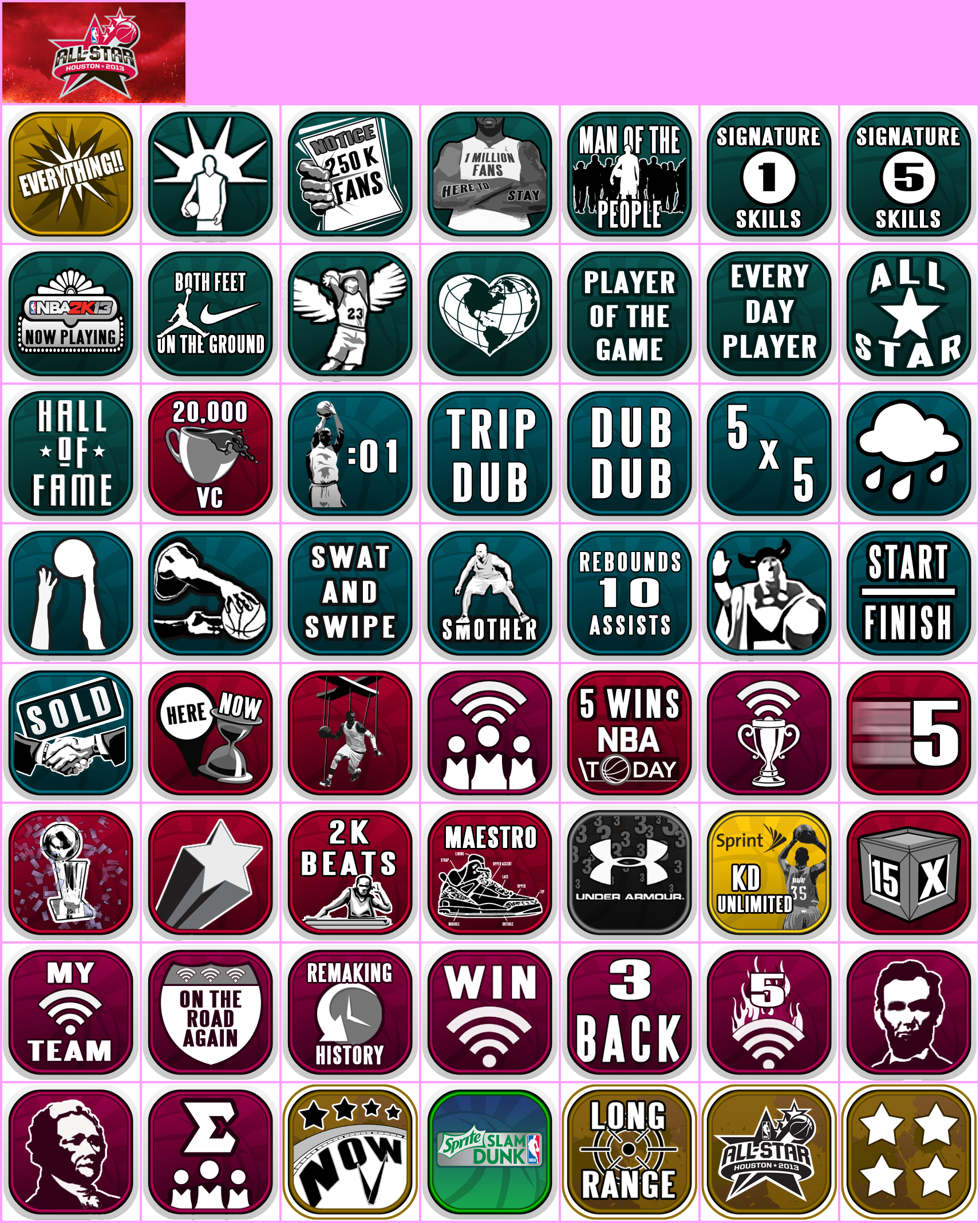 Trophy Banner & Icons