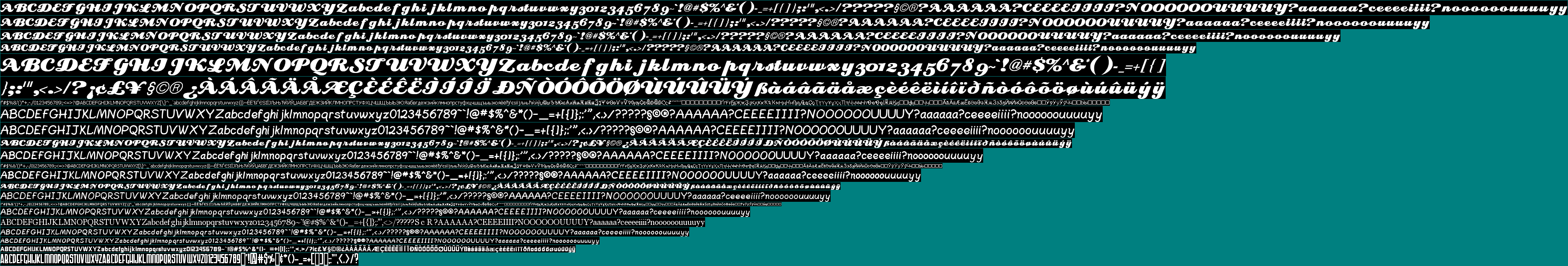 Fonts