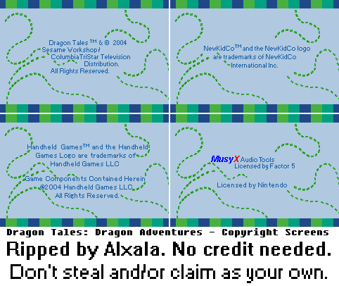 Copyright Screens