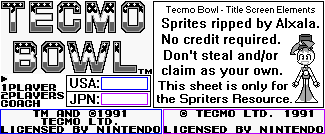 Title Screen Elements
