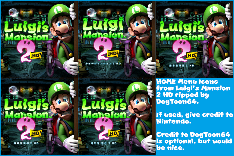HOME Menu Icons