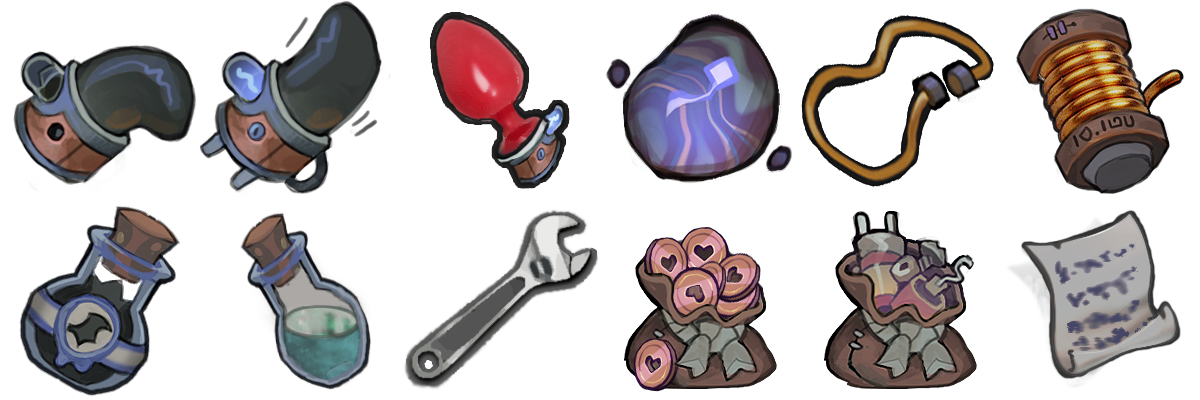 Yu Crossing Animals - Item Icons