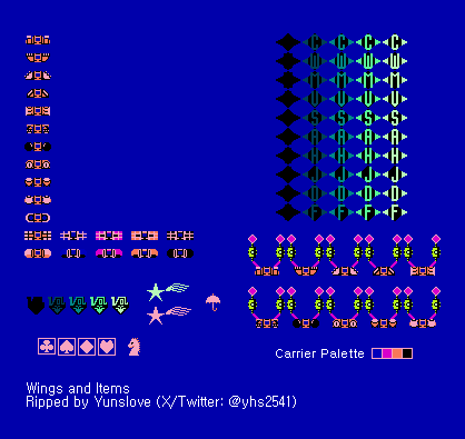 Wings and Items