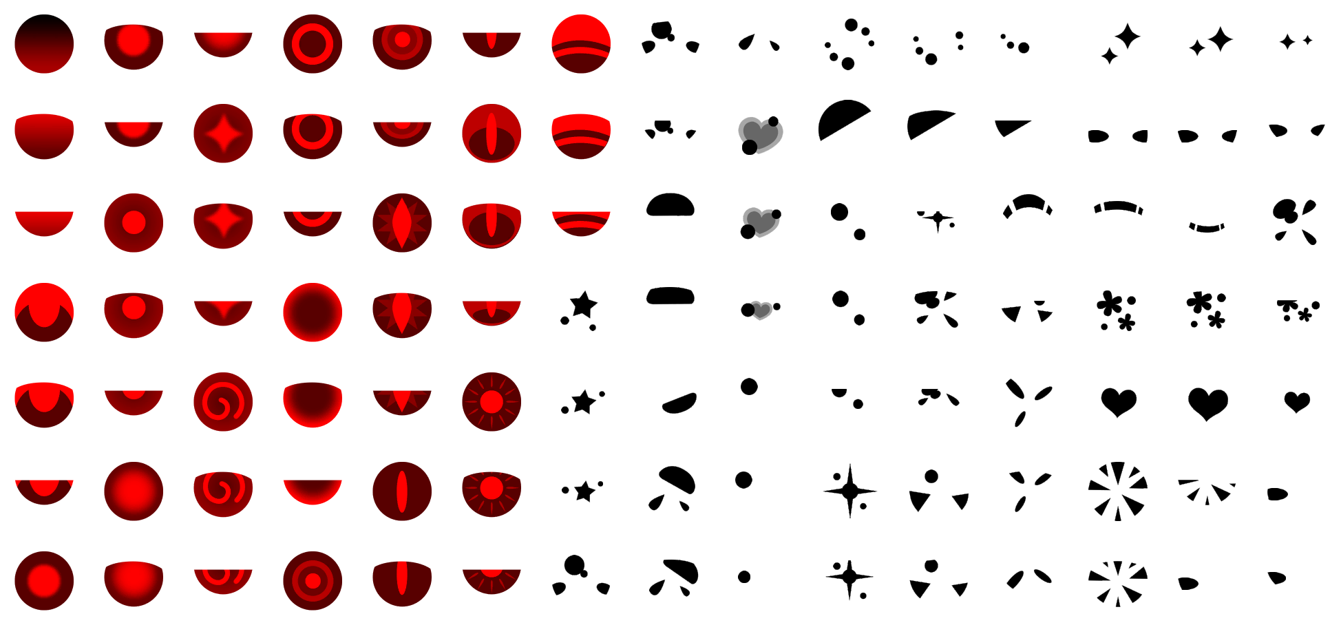 Eye Makeup Icons