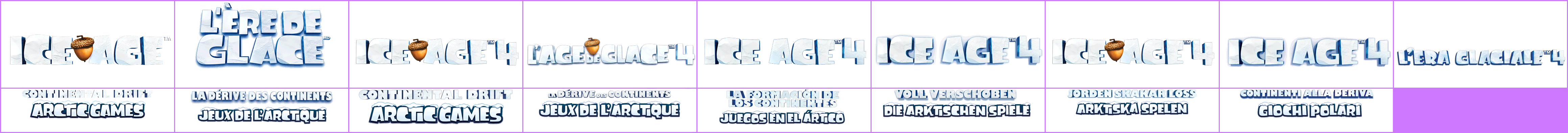 Ice Age: Continental Drift – Arctic Games - Logo