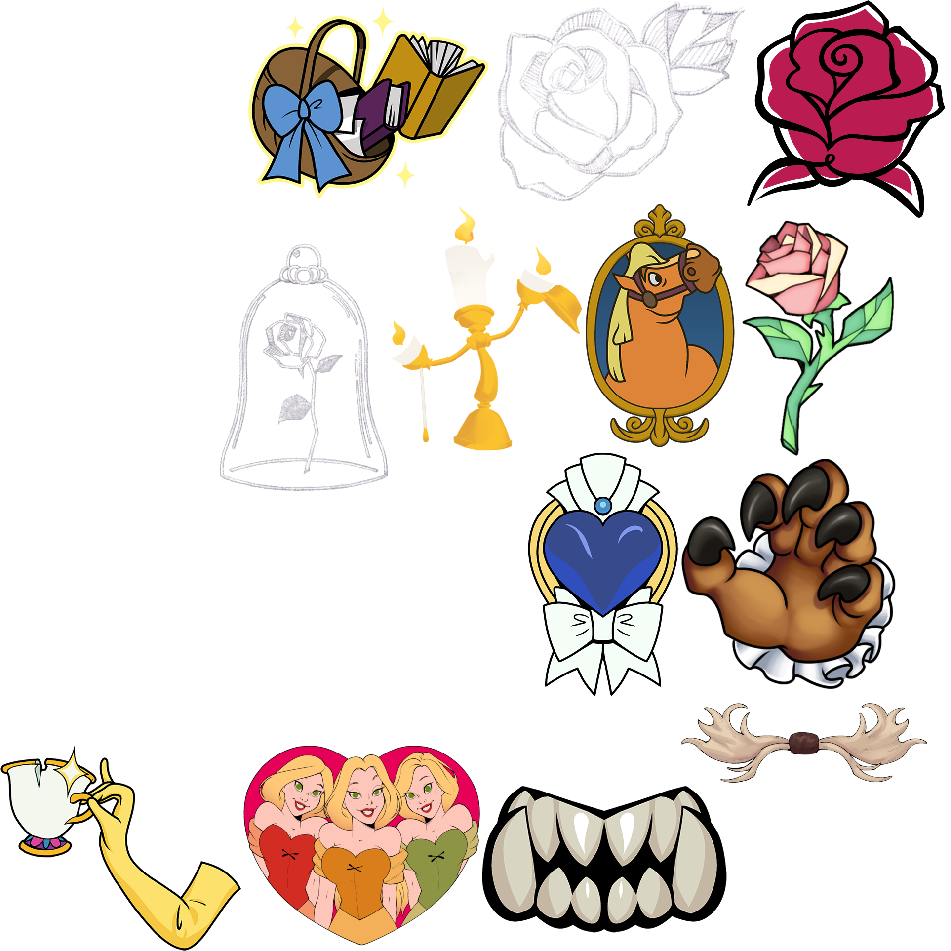 Motifs - Beauty and the Beast