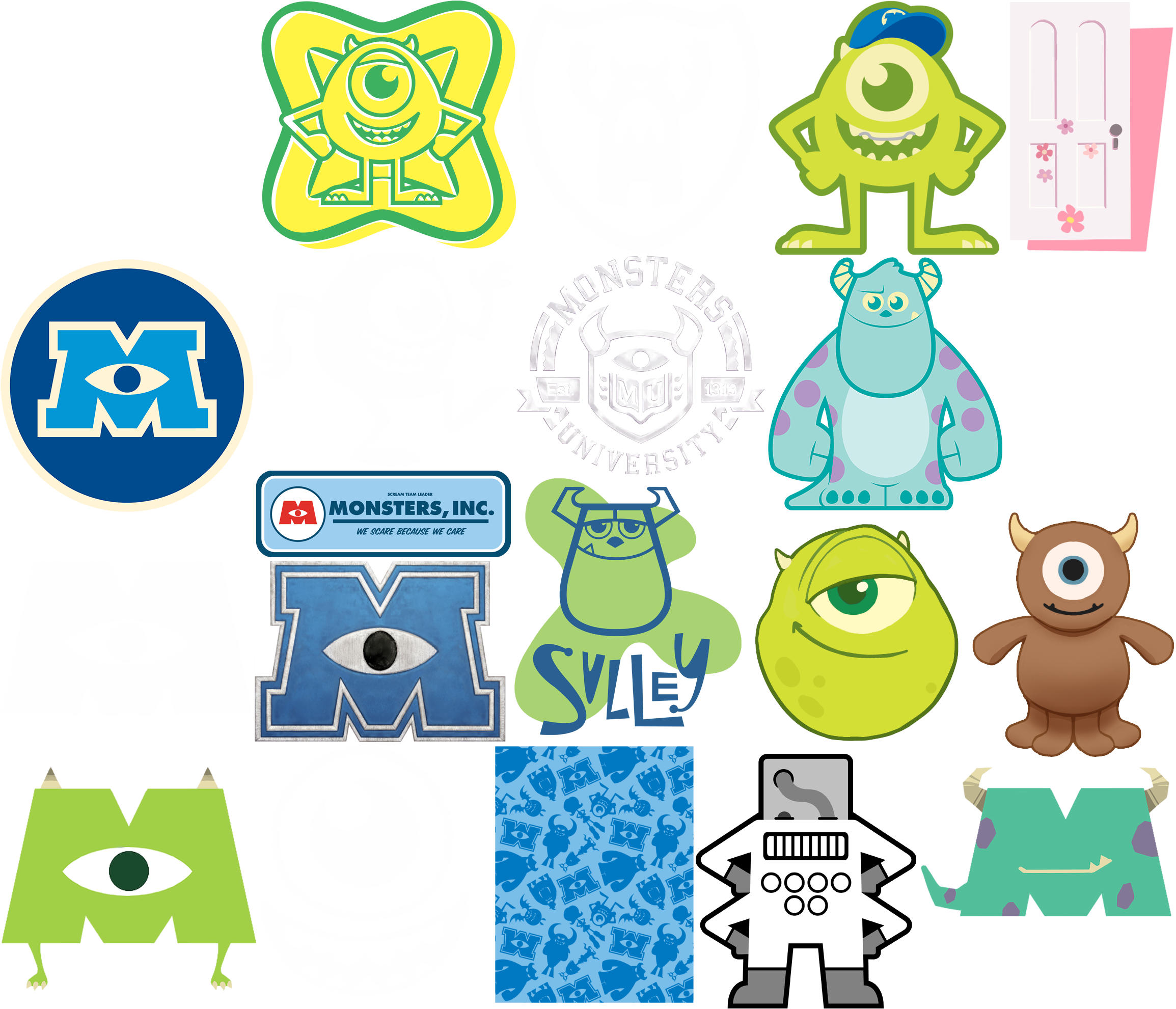 Motifs - Monsters, Inc.