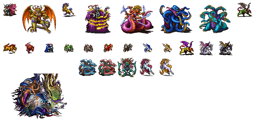 Final Fantasy I Monsters