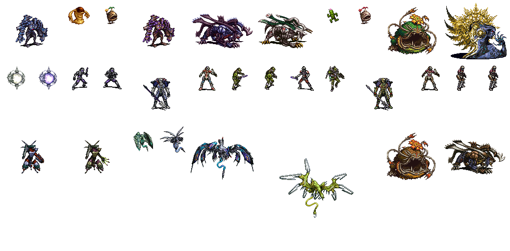 Pictologica Final Fantasy - Final Fantasy XIII Monsters