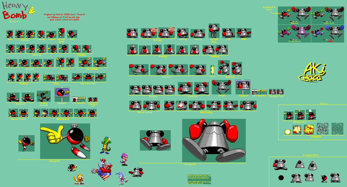 Heavy & Bomb (Sonic 1-Style)