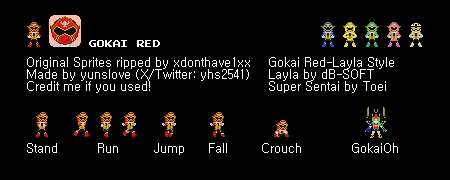Gokai Red (Layla-Style)