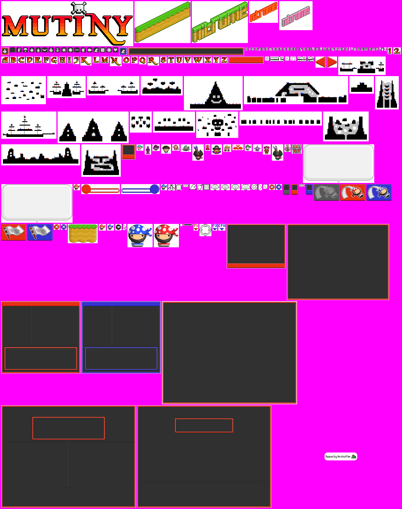 Menus and UI