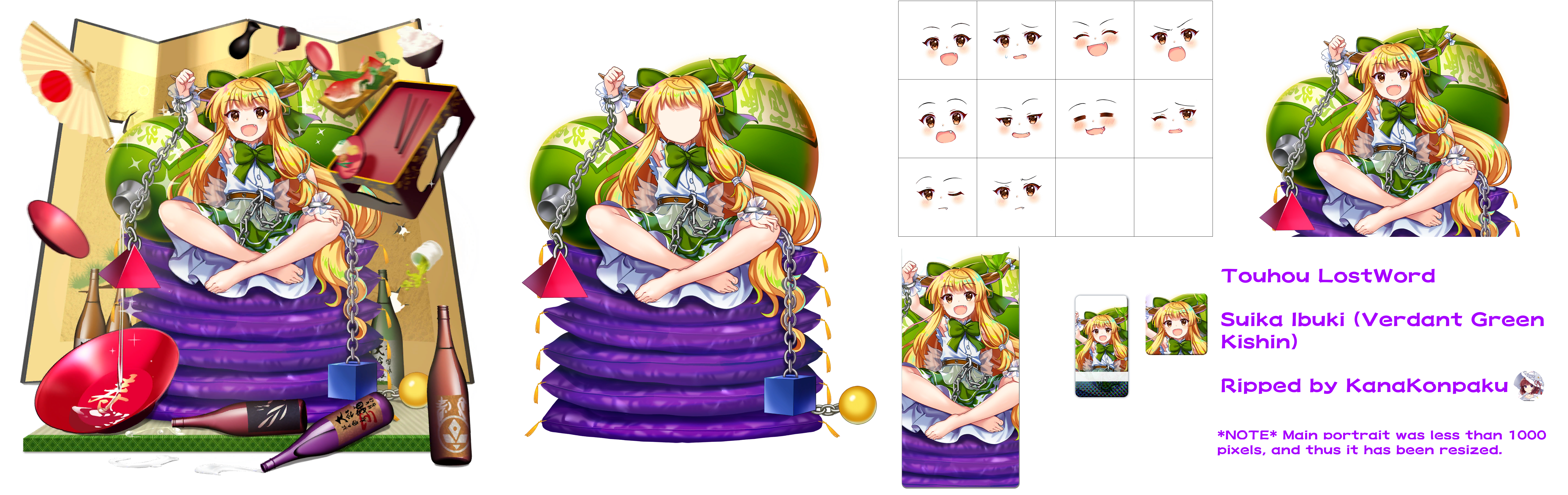 Suika Ibuki (Verdant Green Kishin)