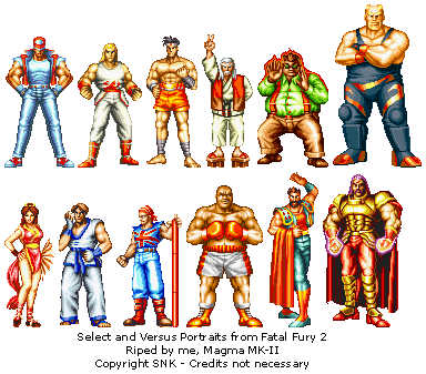 Select and Versus Portraits