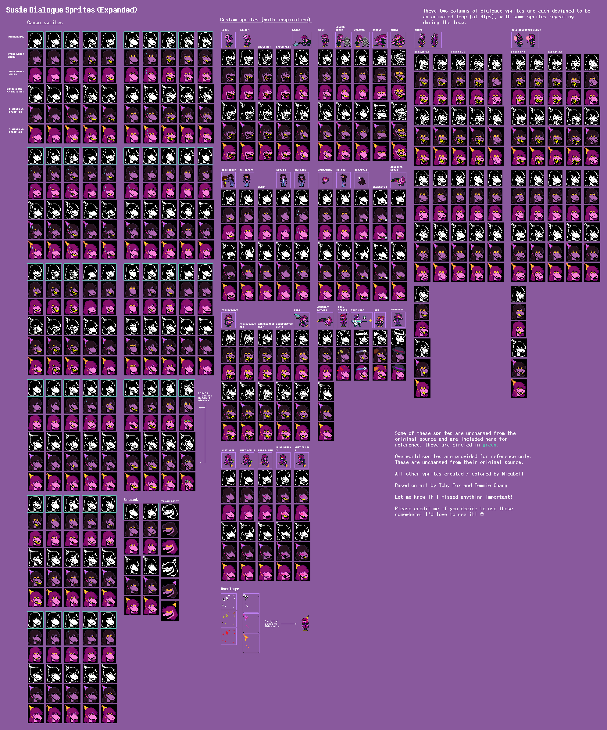 Susie (Dialogue Sprites, Expanded)