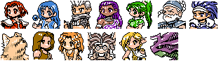 Lufia: The Legend Returns - Portraits