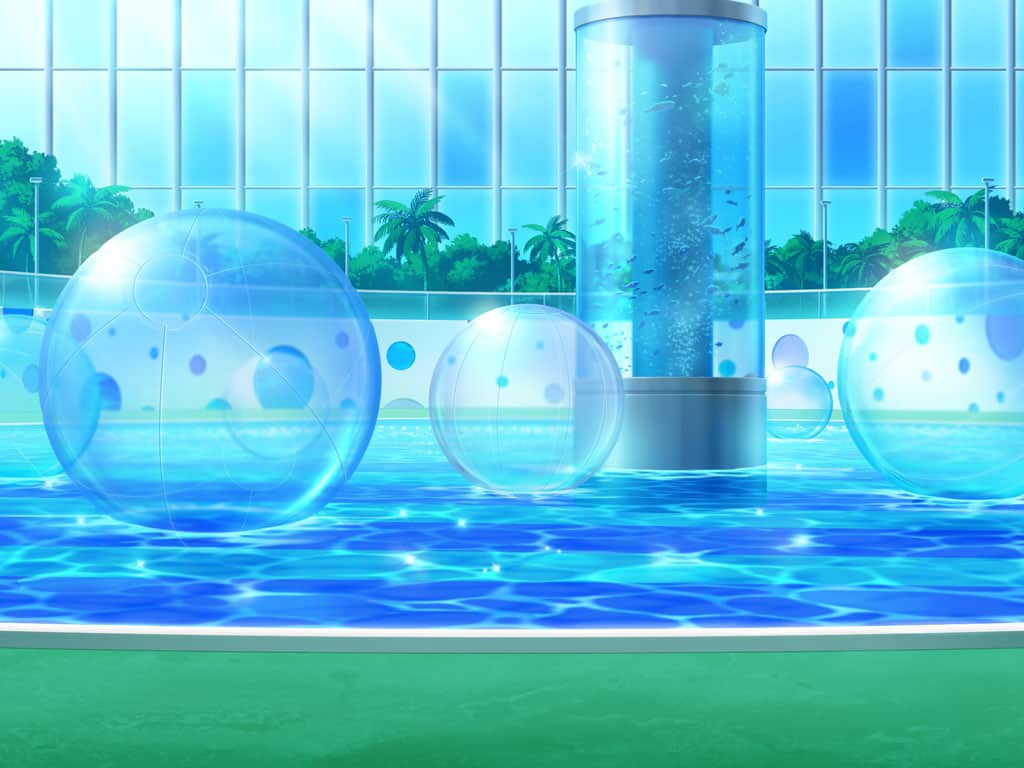 Puella Magi Madoka Magica Side Story: Magia Record - Water Park (Indoor Pool) [bg_adv_20591]
