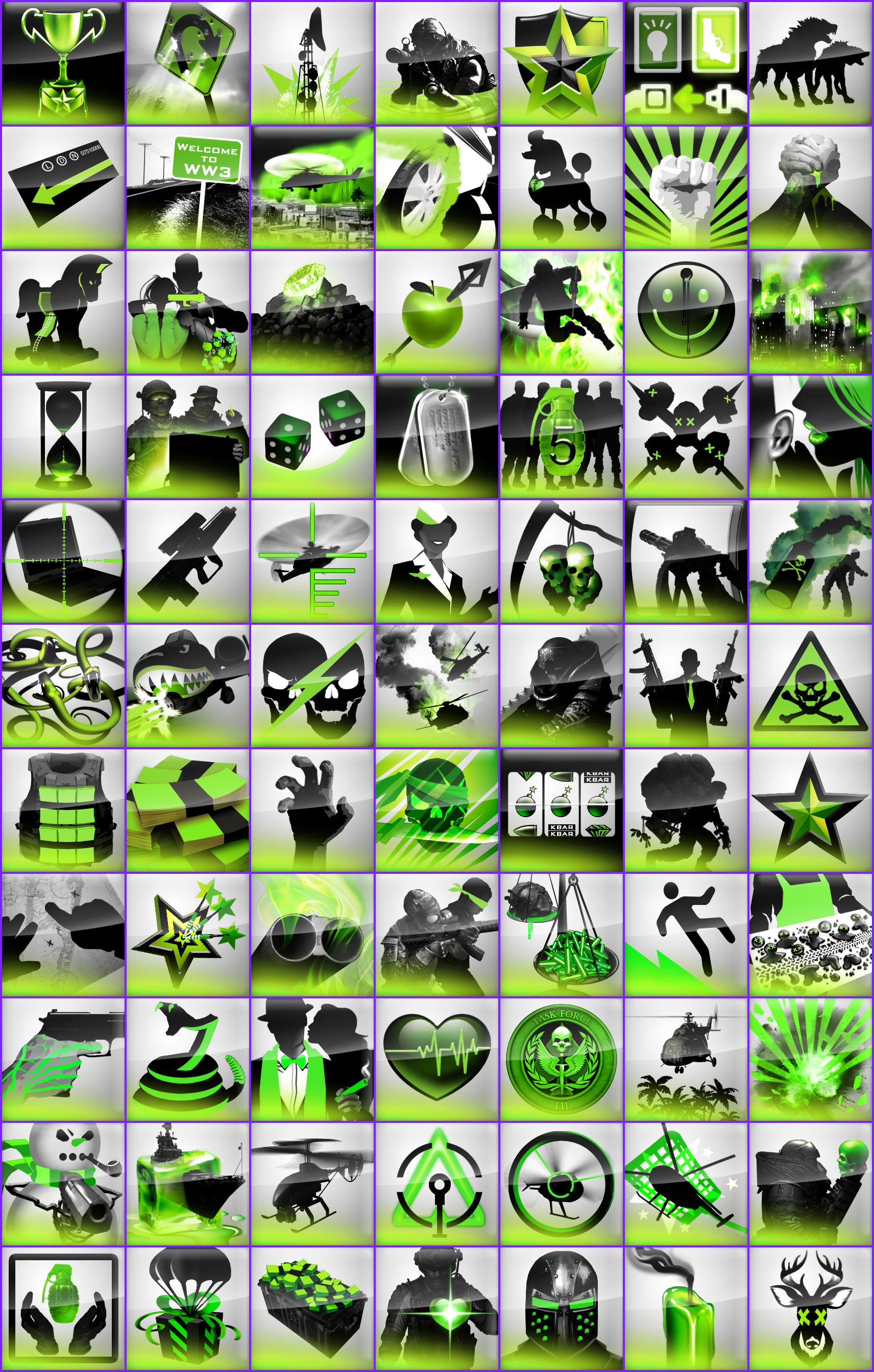 Call of Duty: Modern Warfare 3 - Trophy Icons