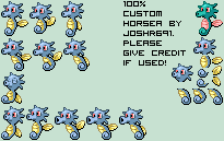 Pokémon Generation 1 Customs - #116 Horsea