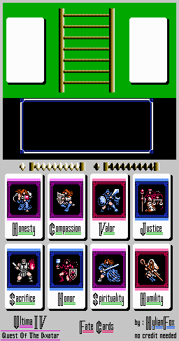 Ultima 4: Quest of the Avatar - Fate Cards