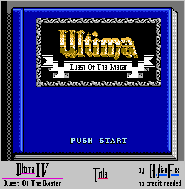 Ultima 4: Quest of the Avatar - Title