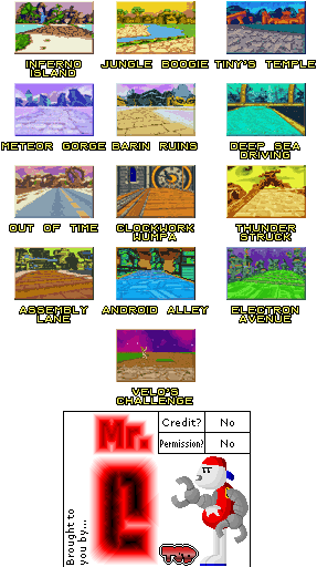 Crash Nitro Kart - Track Icons