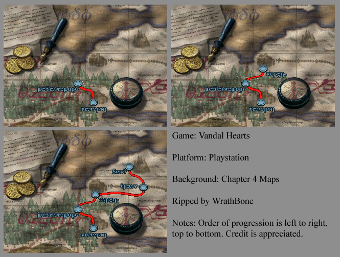 Vandal Hearts - Chapter 4 Maps