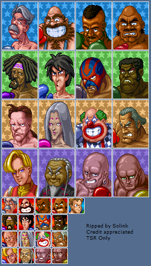 Super Punch-Out!! - Portraits