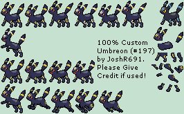 Pokémon Generation 2 Customs - #197 Umbreon