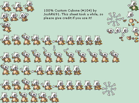 Pokémon Generation 1 Customs - #104 Cubone