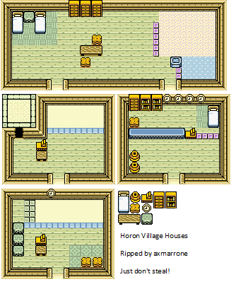 The Legend of Zelda: Oracle of Seasons - Horon Village Houses