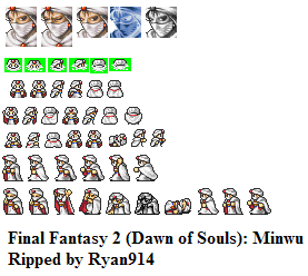 Final Fantasy 2: Dawn of Souls - Minwu