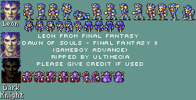 Final Fantasy 2: Dawn of Souls - Leon