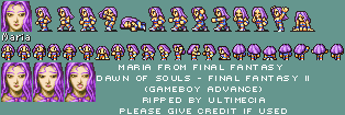 Final Fantasy 2: Dawn of Souls - Maria