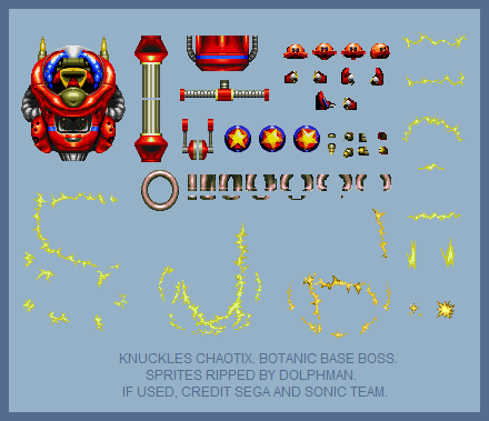 Knuckles' Chaotix (32X) - Botanic Base Boss