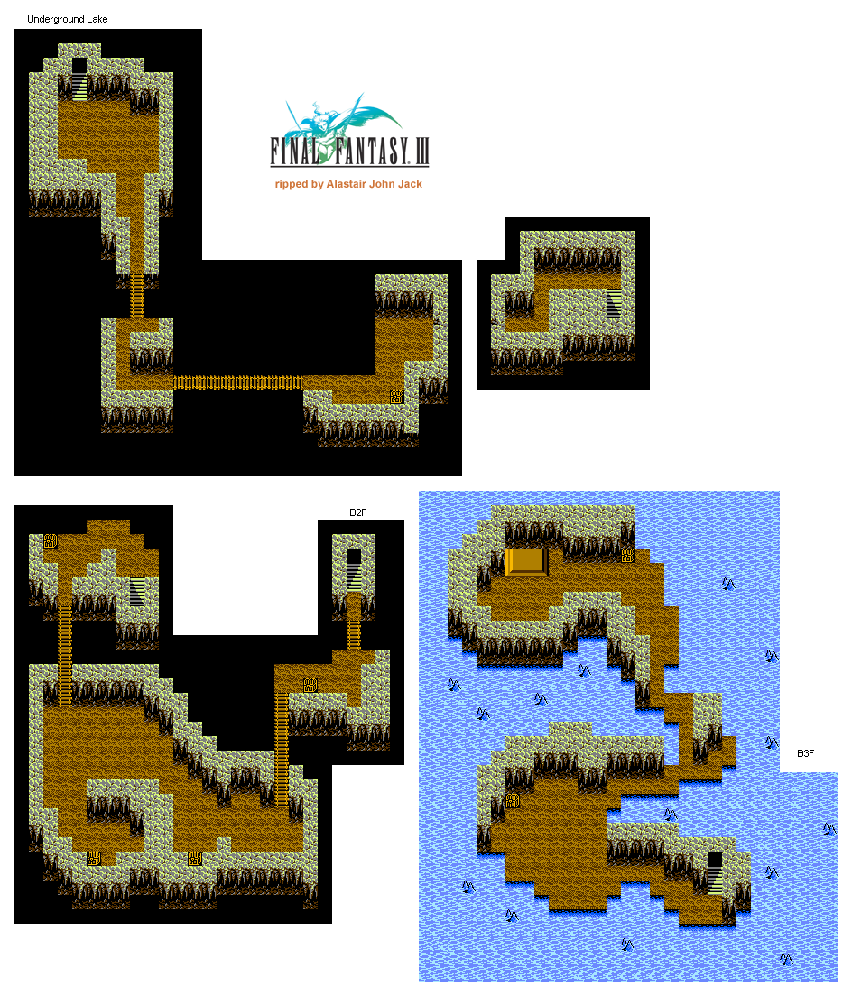 Final Fantasy 3 (JPN) - Underground Lake