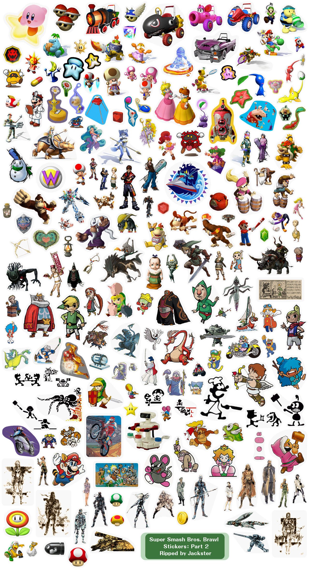 Super Smash Bros. Brawl - Stickers 2