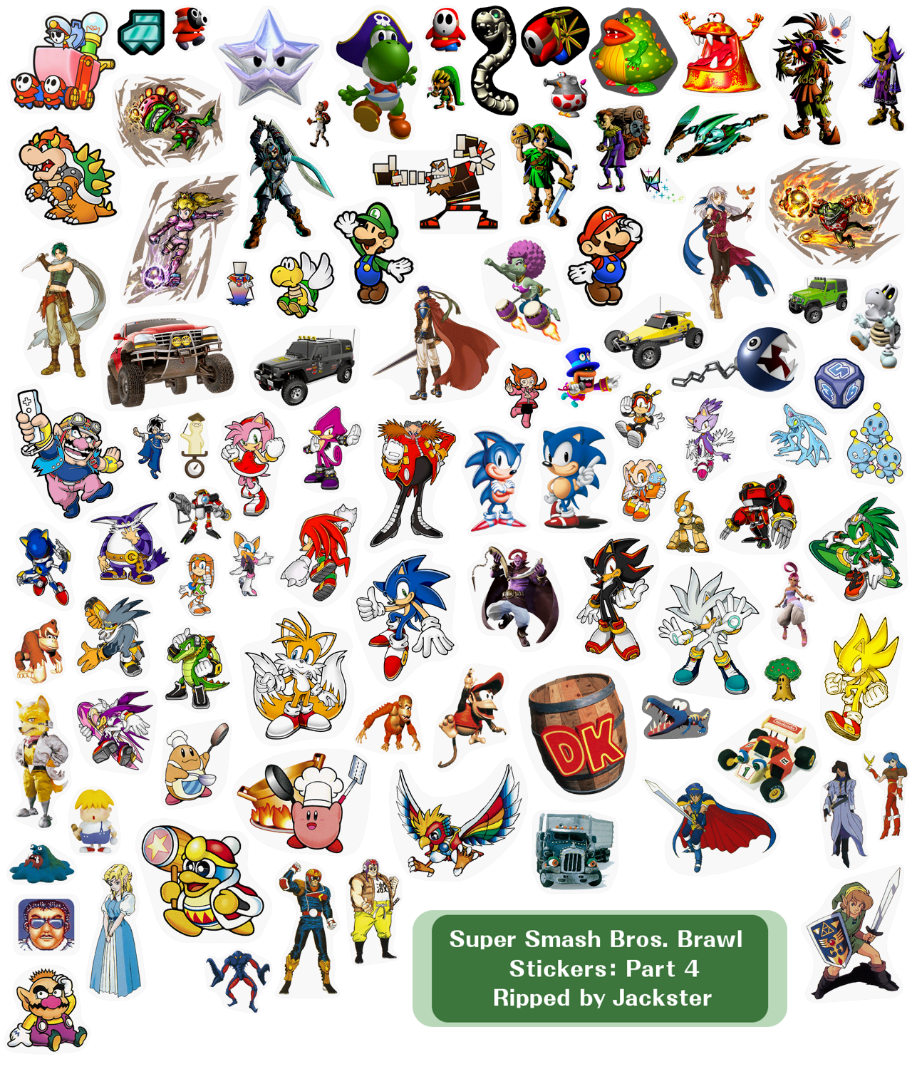 Super Smash Bros. Brawl - Stickers 4