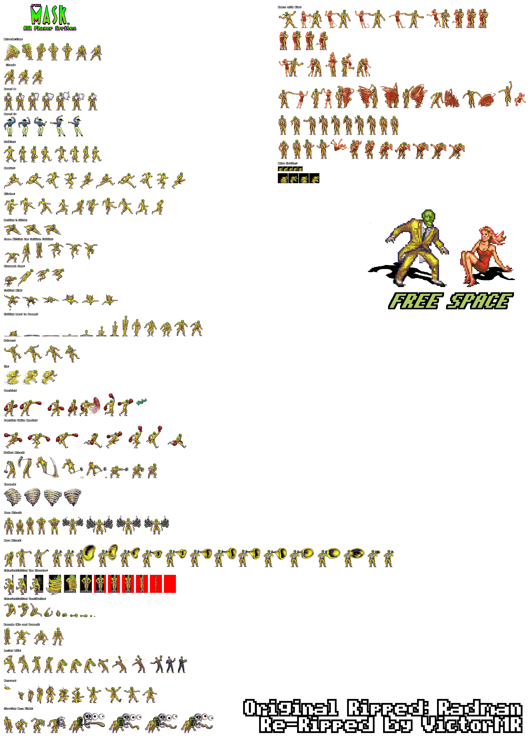 SNES - The Mask - The Mask - The Spriters Resource