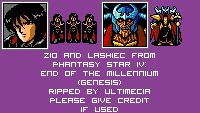 Phantasy Star 4: End of the Millennium - Zio and Lashiec