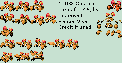 Pokémon Generation 1 Customs - #046 Paras