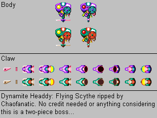 Dynamite Headdy - Flying Scythe