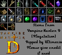 Vampire Hunter D - Items
