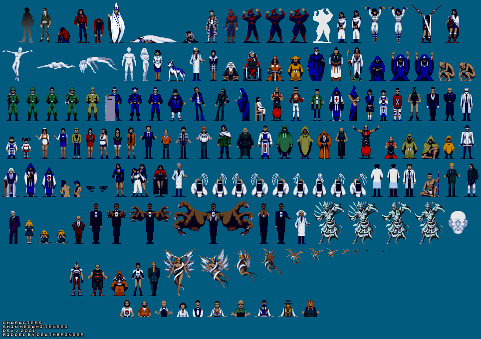 Shin Megami Tensei (JPN) - Characters