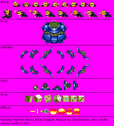 Gunstar Heroes - Black Beat Stepper